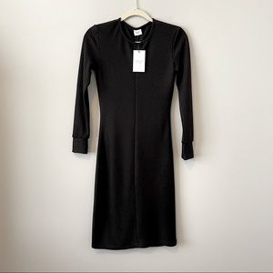 JACQUELINE de YONG Black Long Sleeve Dress Size XS